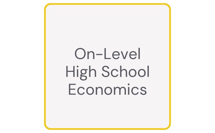 on-level high school economics