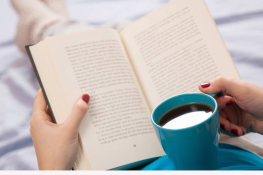 Teacher reading book